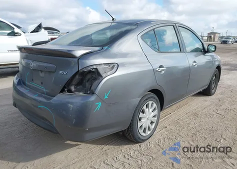 2017 Nissan Versa 1.6 Sv z USA, uszkodzony, nr VIN 3N1CN7AP2HL804255